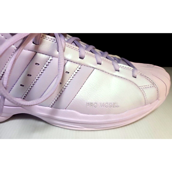 2020 Mens Adidas Pro Model 2G Purple Tint, Size 13 Rare Basketball floor sample - Picture 8 of 9